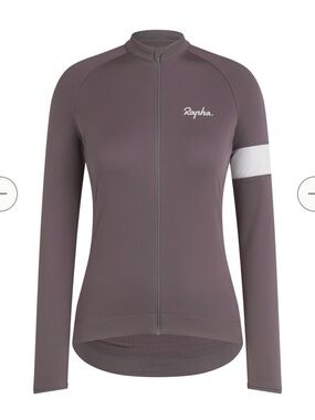 NWT Rapha Women's Core Thermal Long-Sleeve Cycling Jersey size Medium (M) brown